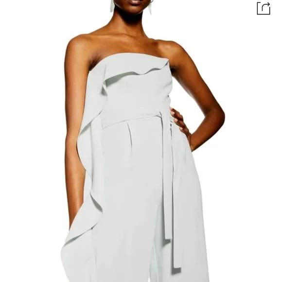 Topshop Pants Jumpsuits Gorgeous Topshop Frills Jumpsuit - Main Image